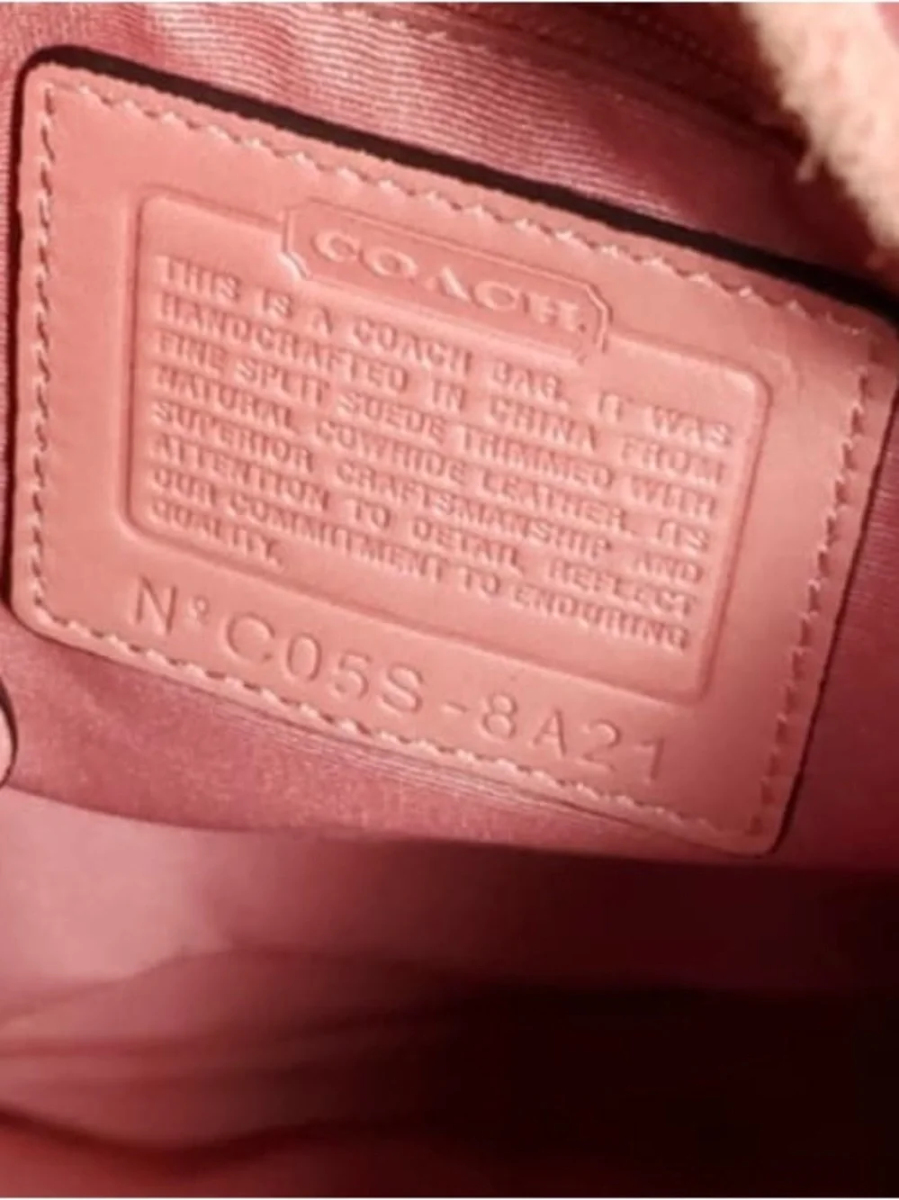 Coach Y2K SoHo Messenger Bag Coral Suede 8A21